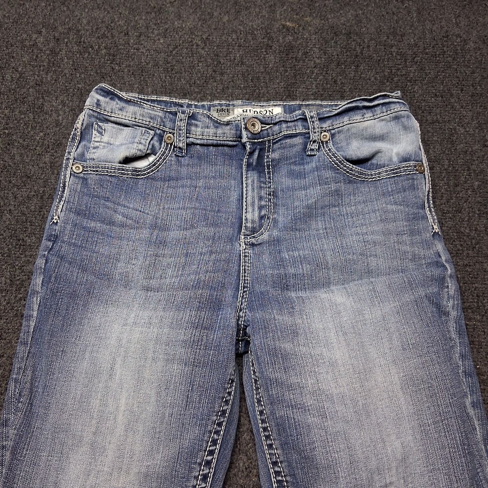Buckle BKE Hudson Jeans Girls Size 16 Blue‎ 29x28 Straight Leg